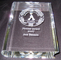 pioneer award